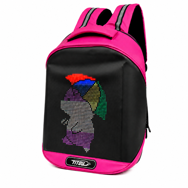 SAC à DOS à LED personnalisable ROSE - TITOU