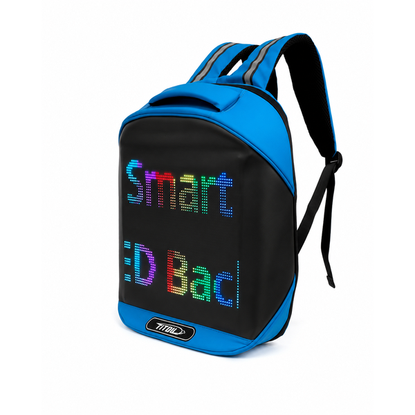 SAC à DOS à LED personnalisable BLEU- TITOU