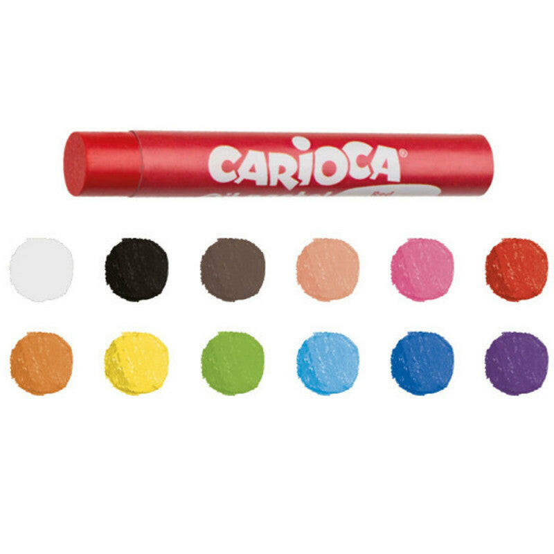 Set De 12 Crayons à L'huile Pastel - Carioca.
