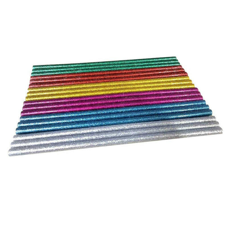 Set De 18 Colles Pistolet Pailletés, 7mm.
