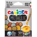 Set De 6 Gouache Métalliques 6x25ml - Carioca.