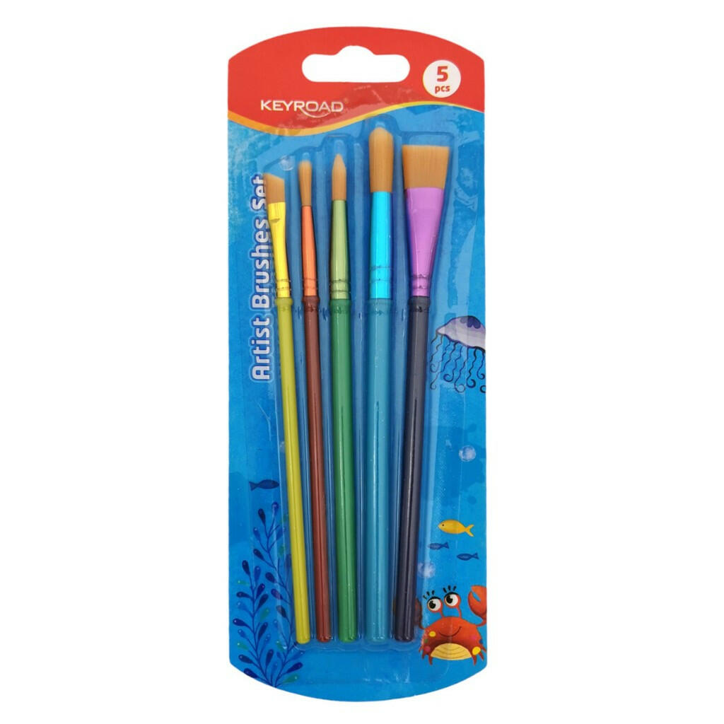 Pochette de 5 Pinceaux Keyroad.