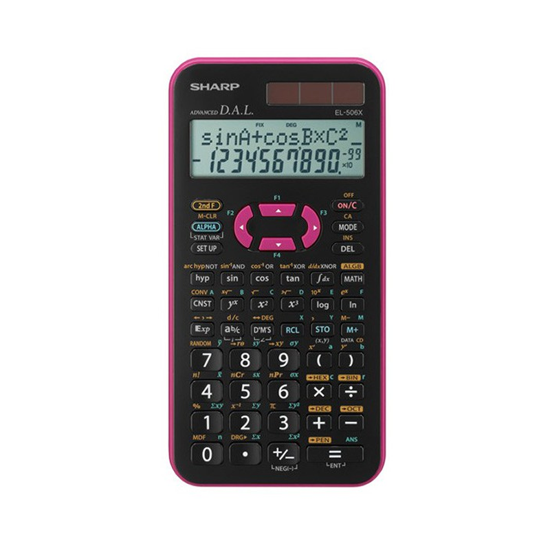 CALCULATRICE SCIENTIFIQUE SHARP EL-506X-PK.