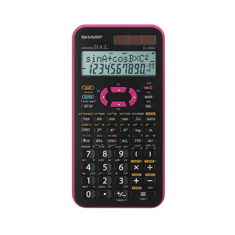 CALCULATRICE SCIENTIFIQUE SHARP EL-506X-PK