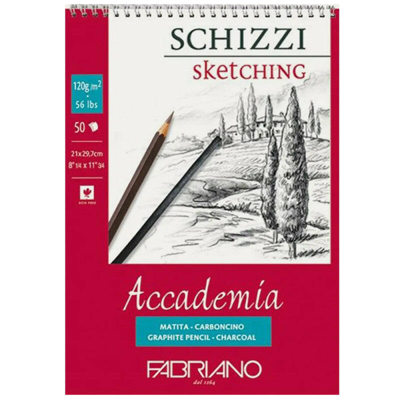 Sketch Book A4 FABRIANO Academia 50 Feuilles.