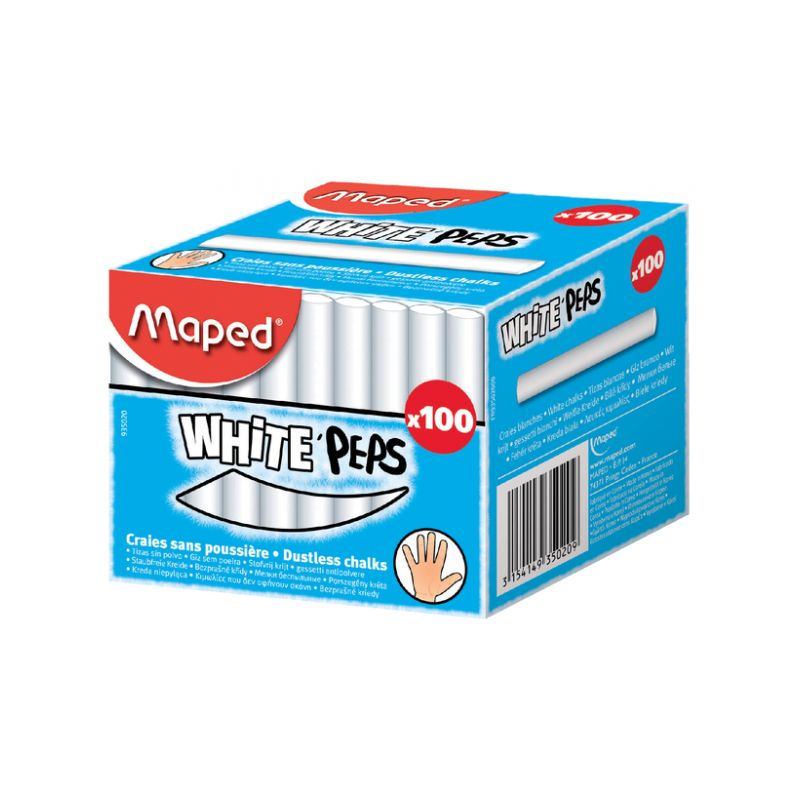 Maped - Craie Blanche GM White Peps.