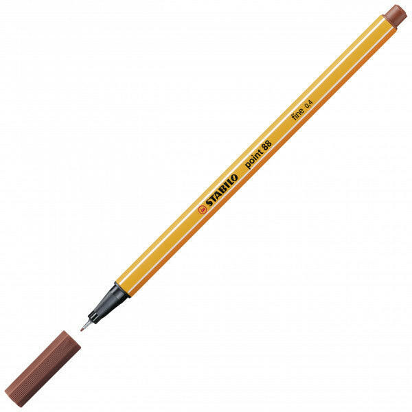 Stylo Feutre Pointe Fine - Sienne Brûlée.