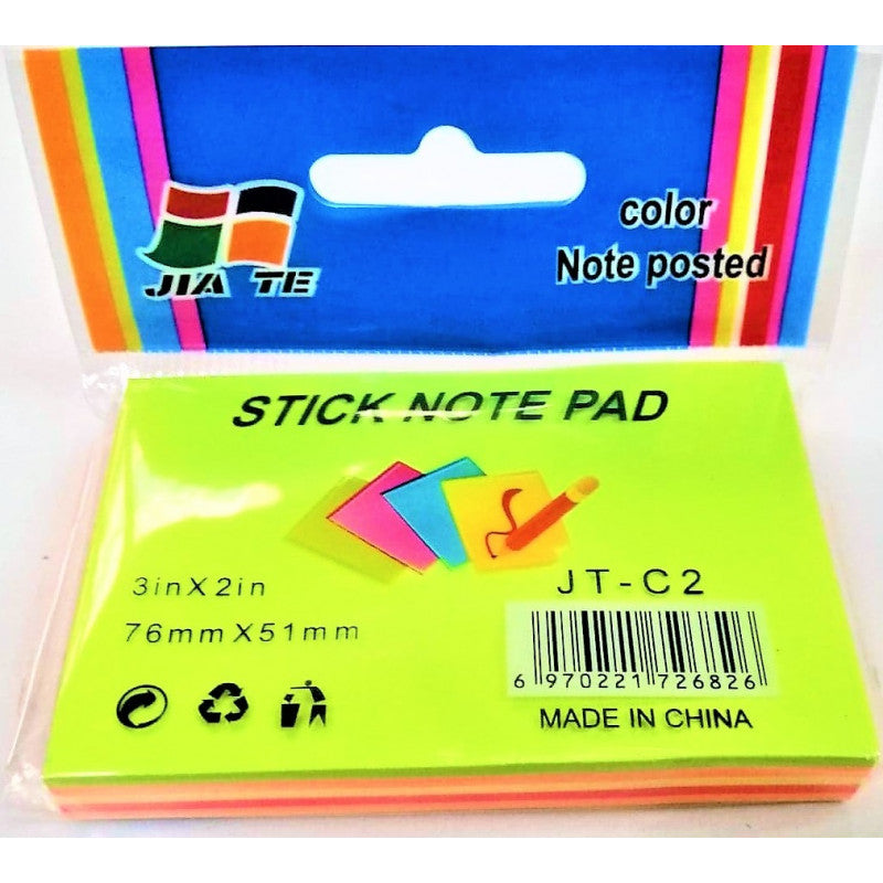 Stick Note Dégradé 76x76 mm – 100 feuilles (JX689)