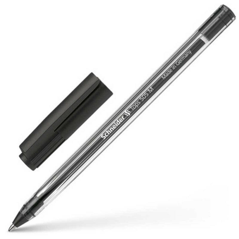 STYLO A BILLE SCHNEIDER TOPS 505 M NOIR.