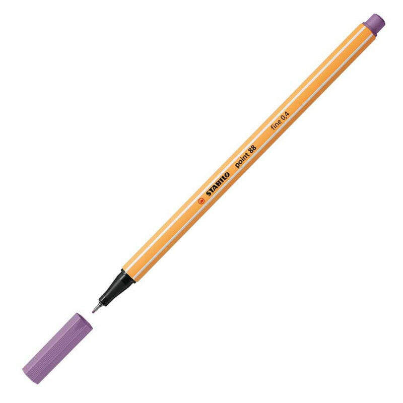 Stylo Feutre Pointe Fine - Grey Violet (Stabilo).