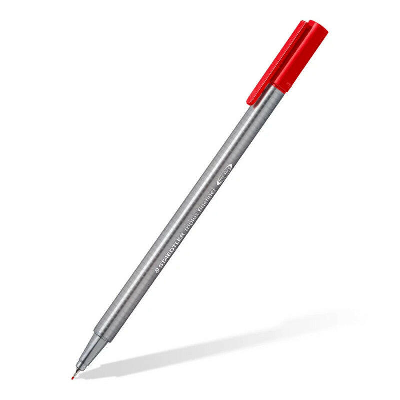 Stylos point fine Staedtler Triplus Fineliner.