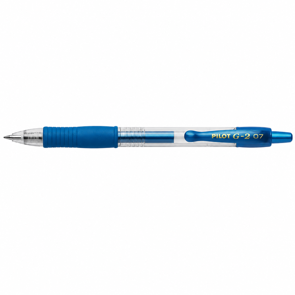 STYLO GEL RETRACTABLE G-2 METALLIC 07 BLEU PILOT
