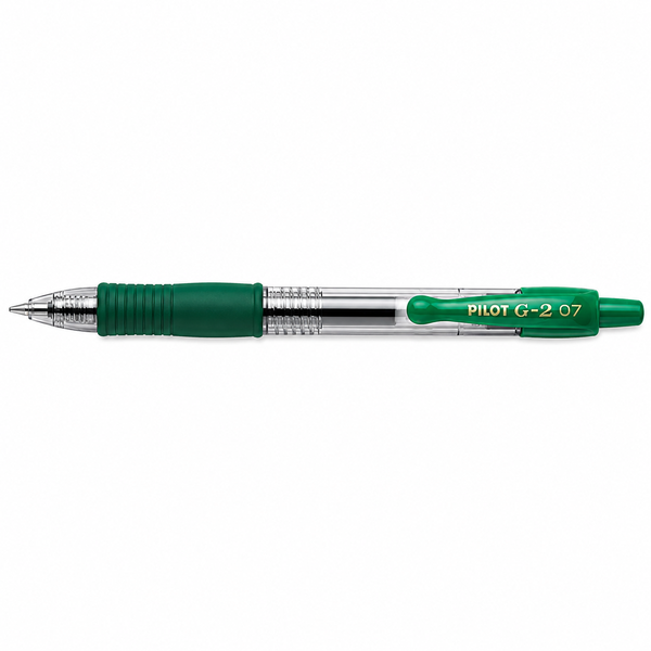 STYLO GEL RETRACTABLE G-2 METALLIC 07 VERT PILOT