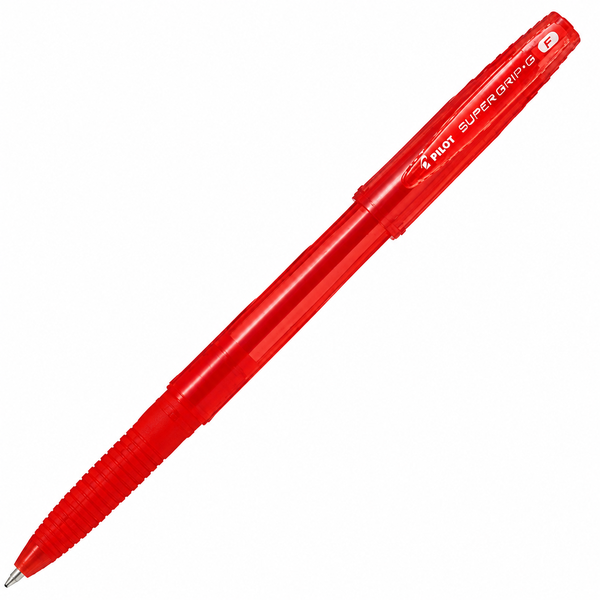 STYLO A BILLE PILOT SUPER GRIP ROUGE