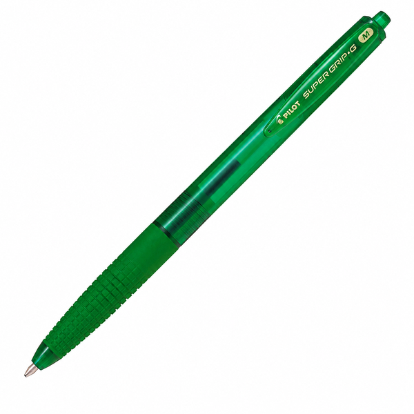 STYLO A BILLE RETRACTABLE PILOT VERT GRIP BPGG-8R-M-GG