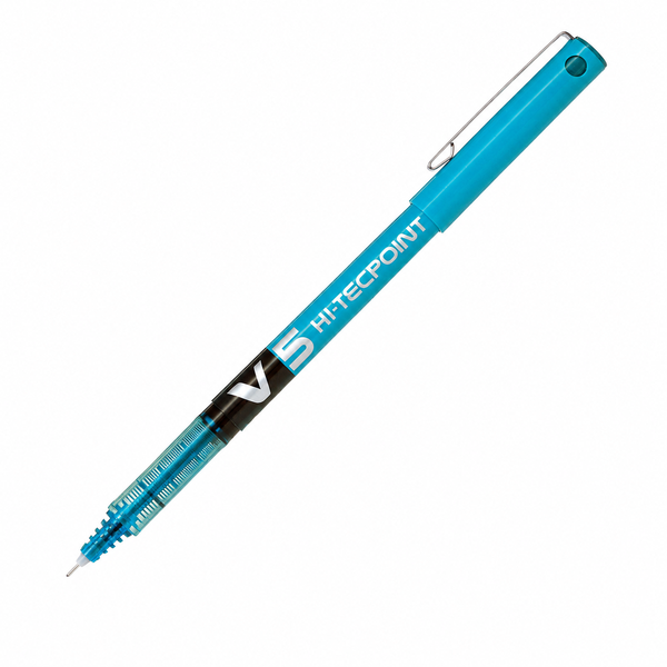 STYLO GEL HI-TECPOINT V5 BLEU CEIL PILOT