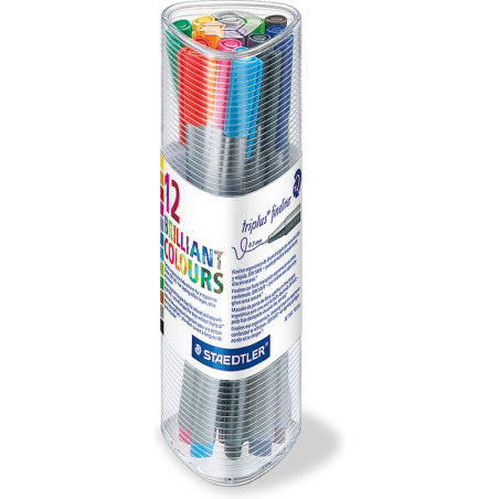 STYLO POINT FINE STAEDTLER TRIPLUS FINELINER POCH DE 12 334 PR12