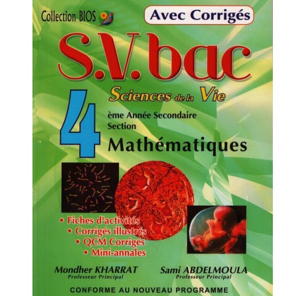 S.V.bac - 4ème Mathématiques.