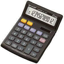 CALCULATRICE DE BUREAU SHARP EL-124A.