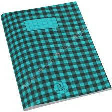 CAHIER PIQURE 96P PM CP PUB BLEU 60G SELECTA.