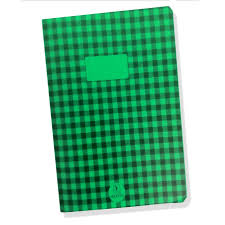 CAHIER PIQURE 48P PM CP PUB VERT 60G SELECTA