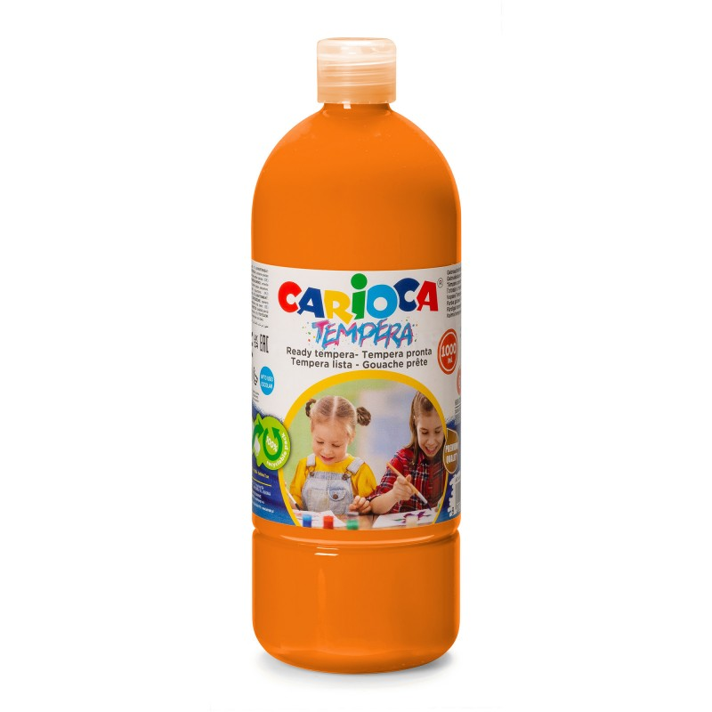 GOUACHE LIQUIDE CARIOCA 40430/11 BOUTEILLE 1000 ML ORANGE