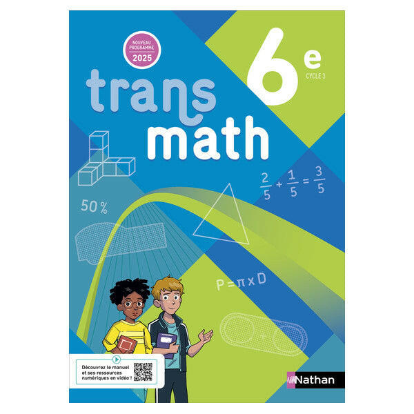 TransMath 6e - Manuel élève (2025).