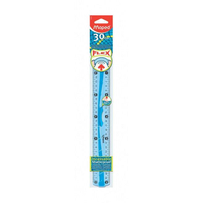 REGLE MAPED FLEX INCASSABLE 30CM AVEC POIGNEE REF 244130.