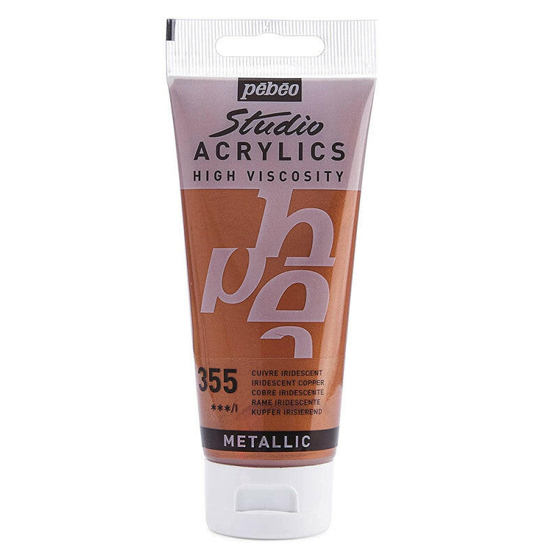 Tube Peinture Acrylique Fine Studio 100ml, Cuivre 355 - Pébéo.