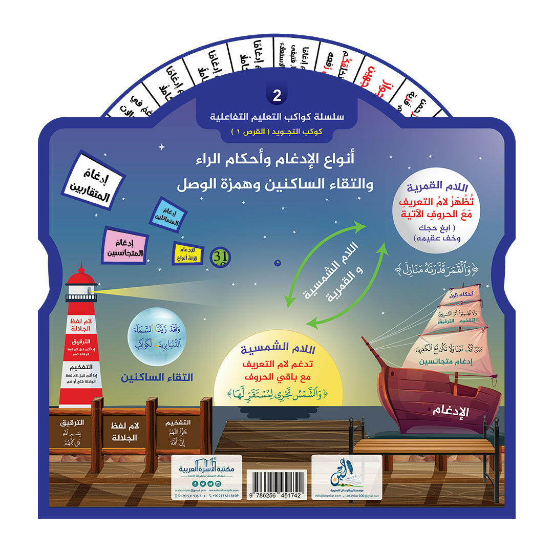 سلسلة كواكب التعليم التفاعلية -كوكب التجويد.